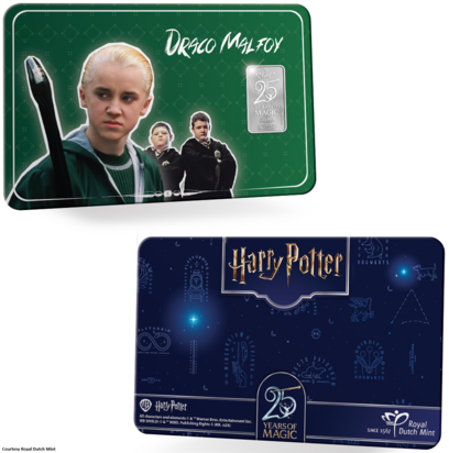 25 Years of Magic', versie Draco Malfidus zilverbaar