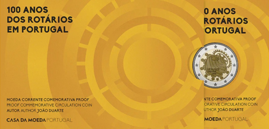  2026: 200 jaar Rotary Club Portugal, Proof in blister
