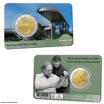 2026: "Raili en Reima Pietil&auml;", BU in coincard Engelse versie