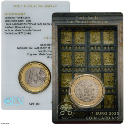 2025: Coincard No 5 'The Holy Doors', BU