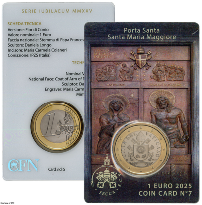 2025: Coincard No 7 'The Holy Doors', BU