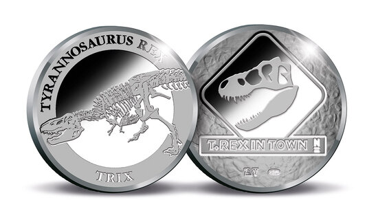 Proof T.-rexpenning, 1 Tro Ounce