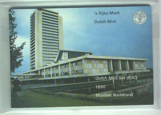 Nederland jaarset in boekvorm 1990 Fdc "Noord Brabant"