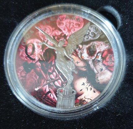 Mexico 1 Oz Libertad 2018 "Queen", Zilver Ag 0,999