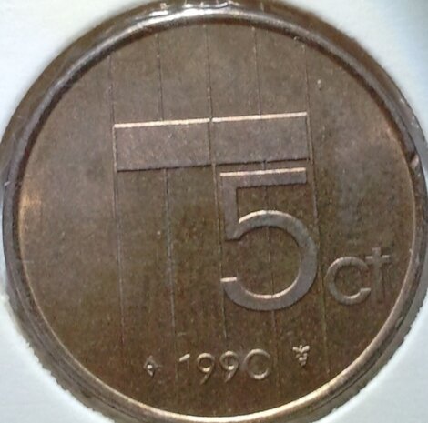 5 Cent 1990, UNC