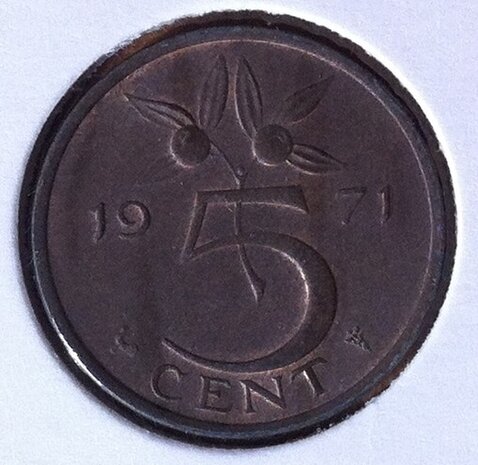 5 Cent 1971, UNC