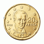 Griekenland 20 Cent Jaartal te selecteren