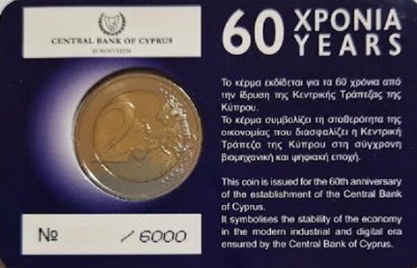 2023: 60 Jaar Cypriotische Bank, BU in coincard