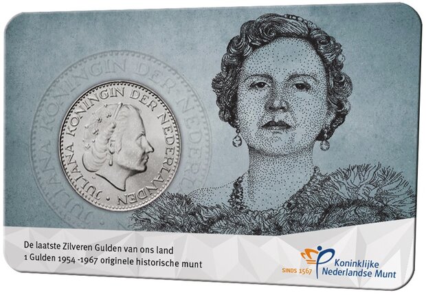 2024: Coincard Zilveren Gulden voorkant