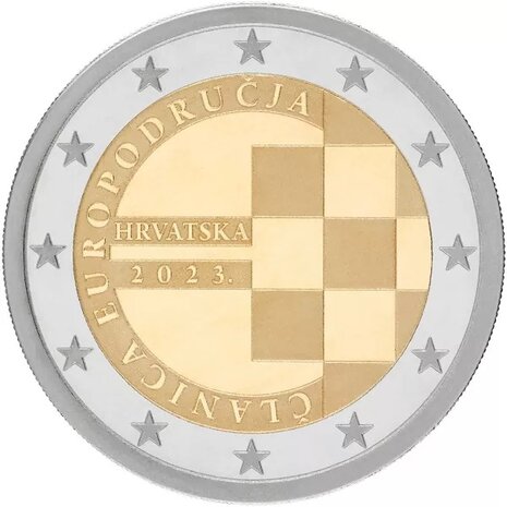 2023: Introductie van de euro als officiële munteenheid van Kroatië, BU