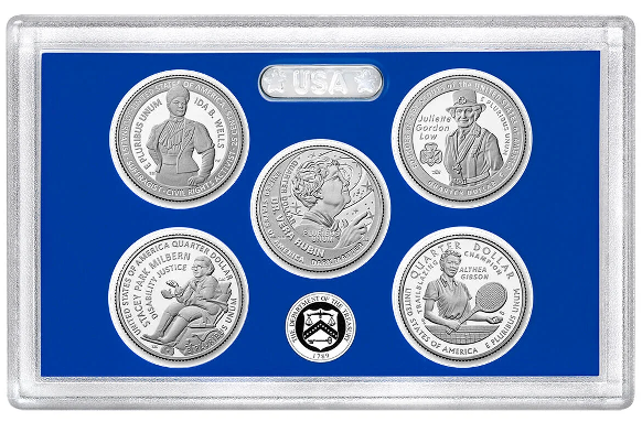 Proofset 25 Cent 2025 American Women Quarters