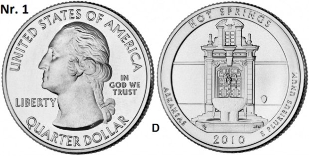 25 Cent 2010, Hot Springs National Park Arkansas mmt D