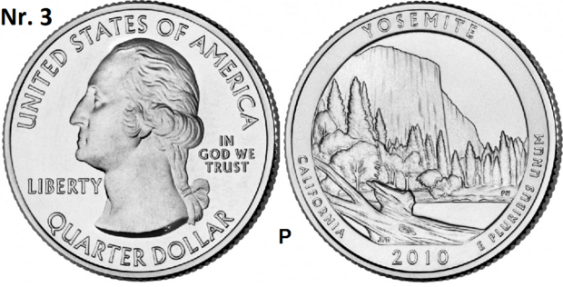 25 Cent 2010, Yosemite National Park California mmt P