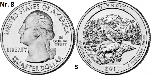 25 Cent 2011, Olympic National Park, Washington mmt S