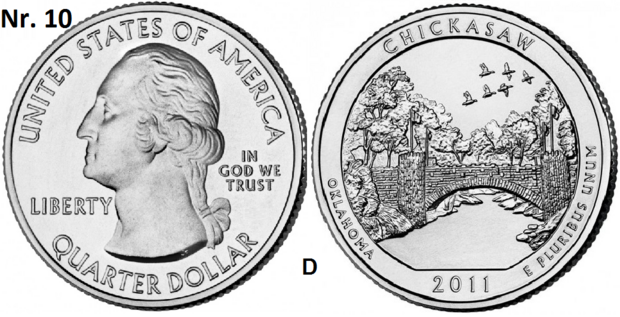 25 Cent 2011, Chickasaw National Recreation Area, Oklahoma mmt D