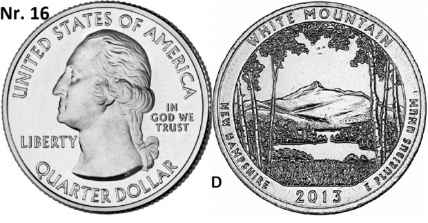 25 Cent 2013, White Mountain National Forest, New Hampshire mmt D