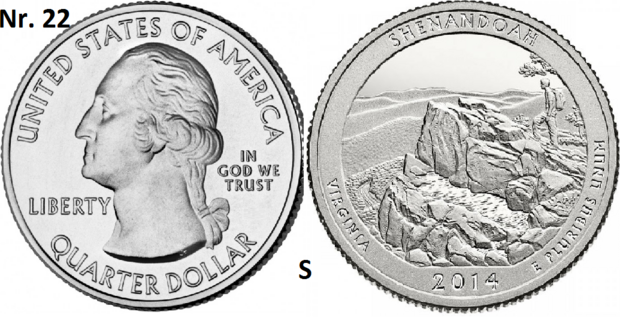 25 Cent 2014, Shenandoah National Park, Virginia mmt S