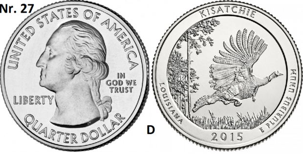 25 Cent 2015, Kisatchie National Forest, Louisiana mmt D