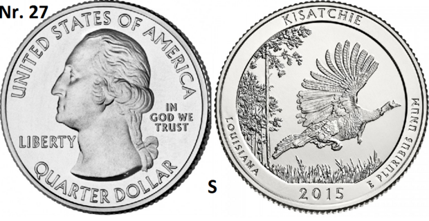 25 Cent 2015, Kisatchie National Forest, Louisiana mmt S