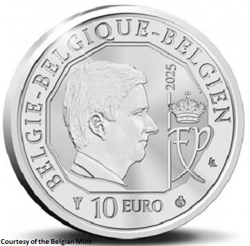 België 10 Euro 2025 "Neolithische Vuursteenmijnen Spiennes", Proof met COA in doosje