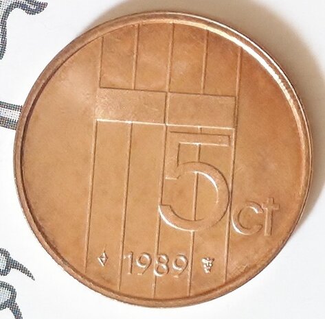 Beatrix 5 Cent 1989, FDC