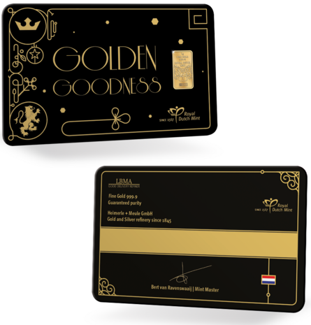 Nederland Goudbaar 1 gram 'Golden Goodness'