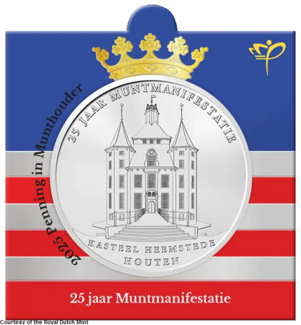 Nederland penning in munthouder 2025 "25 Jaar Muntmanifestatie", BU
