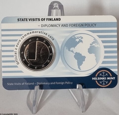 2025: Coincard Staatsbezoeken van Finland - Diplomatie en Buitenlands Beleid