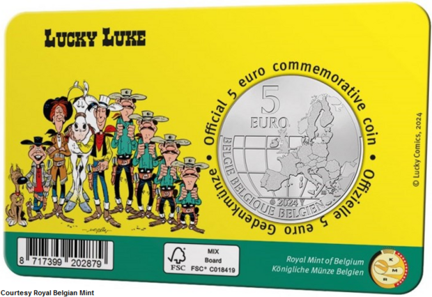2024: Lucky Luke, achterkant