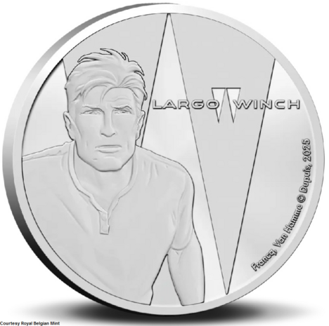 2025: Largo Winch, munt voorkant