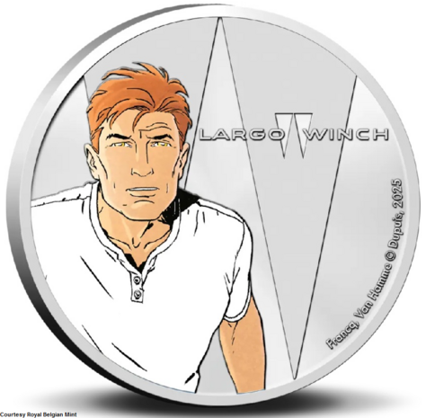 2025: Largo Winch, munt voorkant