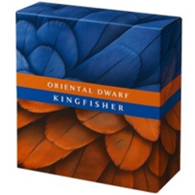 Dwarf Kingfisher, Zilver Ag 0,999, 1oz, Proof met COA, doosje
