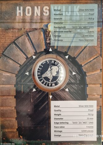 2025: Hollandse Waterlinies, Proof in blister