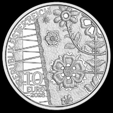 Oostenrijk 10 euro 2026 "Aufjuchazn&nbsp;- Loden", Prooflike/HGH in Zilver Ag 925