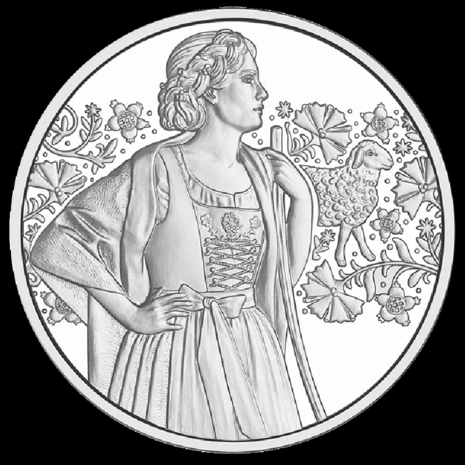 Oostenrijk 10 euro 2025 "Aufjuchazn - Loden", Proof in Zilver Ag 925