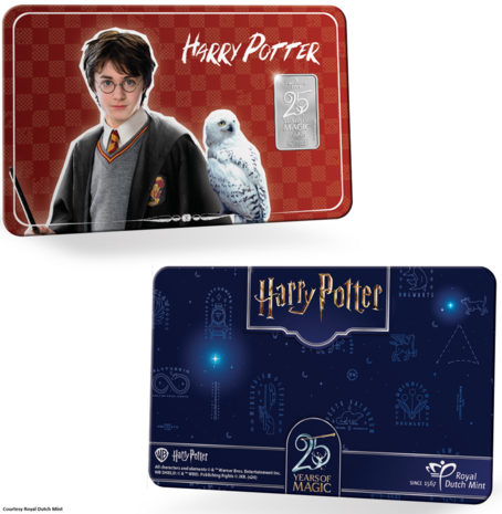 '25 Years of Magic', versie Harry Potter zilverbaar