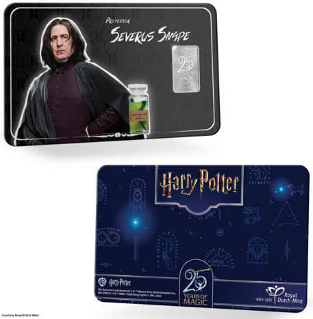 '25 Years of Magic', versie Severus Sneep zilverbaar