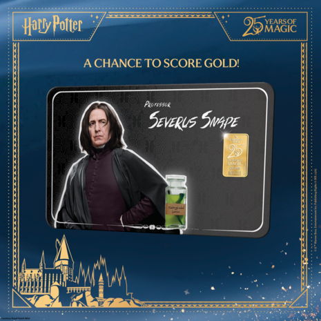 '25 Years of Magic', versie Severus Sneep goudbaar