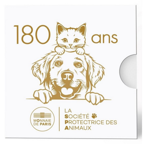 Frankrijk 250 euro 2025 "la SPA", BU in goud Au 999