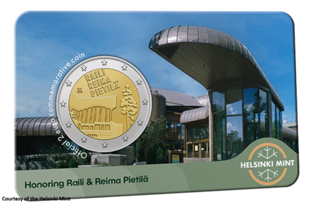 2026: "Raili en Reima Pietil&auml;", BU in coincard Engelse versie