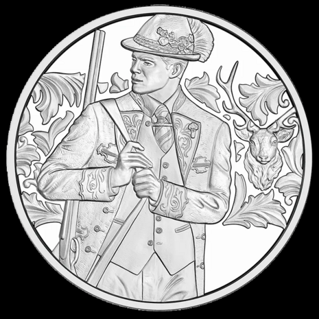 2026: "Aufpirschen - Hoorn", Prooflike/HGH in Zilver Ag 925
