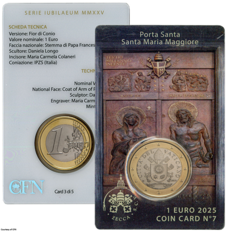 2025: Coincard No 7 'The Holy Doors', BU