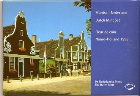Nederland jaarset in boekvorm 1998 Fdc "Noord Holland"