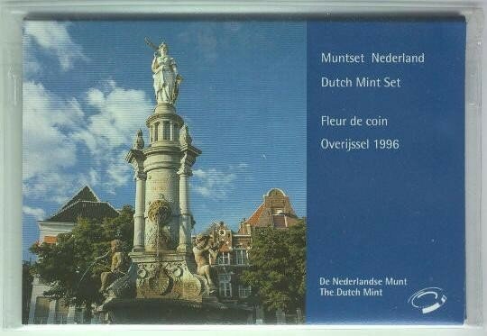 Nederland jaarset in boekvorm 1996 Fdc "Overijssel"