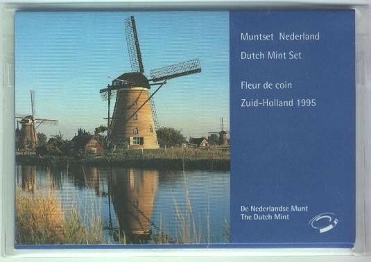 Nederland jaarset in boekvorm 1995 Fdc "Zuid Holland"