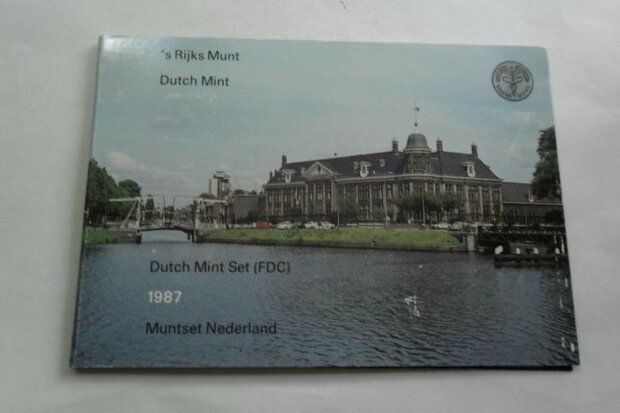 Nederland jaarset in boekvorm 1987 Fdc "Utrecht"