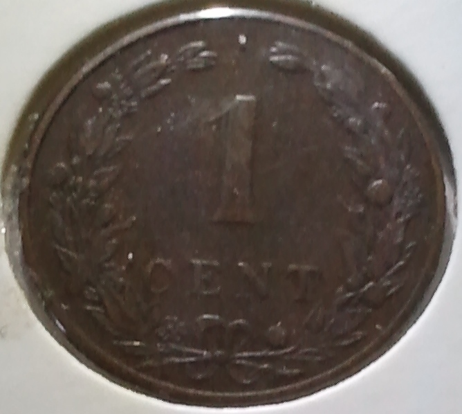 waarde 1 cent wilhelmina 1948