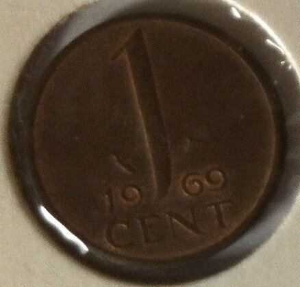 1 Cent 1969, Vis, UNC