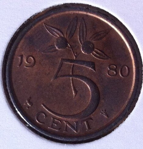 5 Cent 1980, UNC