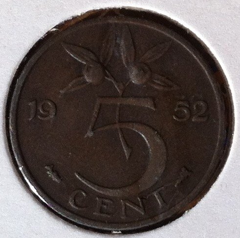 5 Cent 1952, UNC